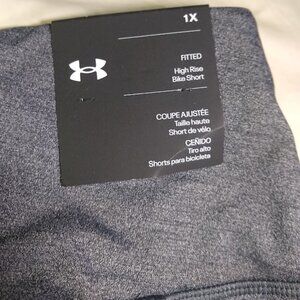 NWT  Under Armour  1X  high rise bike shorts
